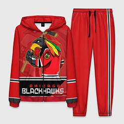 Костюм мужской Chicago Blackhawks, цвет: 3D-красный