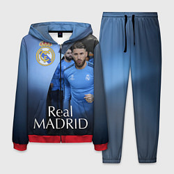 Костюм мужской Real Madrid, цвет: 3D-красный