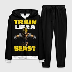 Костюм мужской Train Like a Beast, цвет: 3D-белый