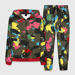 Мужской костюм Цветной камуфляж