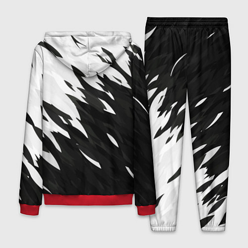 Мужской костюм Black & white / 3D-Красный – фото 2