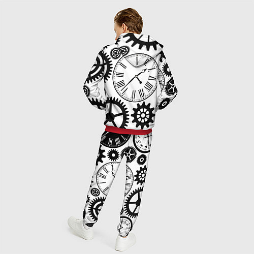 Мужской костюм Время не ждет / 3D-Красный – фото 4