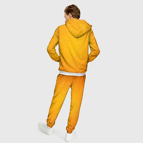 Мужской костюм Bitcoin Orange / 3D-Белый – фото 4