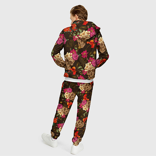 Мужской костюм Черепа / 3D-Белый – фото 4