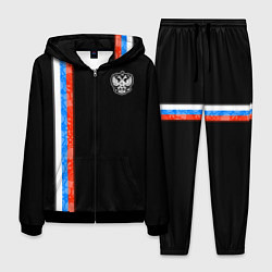 Мужской костюм Russia - Black collection 2023