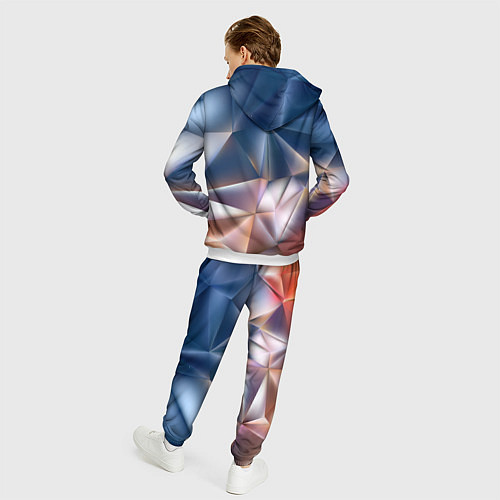 Мужской костюм Abstract / 3D-Белый – фото 4