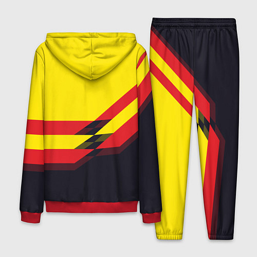 Мужской костюм Man United FC: Yellow style / 3D-Красный – фото 2