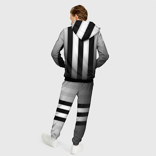 Мужской костюм Juventus FC: New logo / 3D-Черный – фото 4