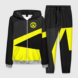Костюм мужской FC Borussia: Sport Geometry, цвет: 3D-меланж