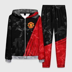 Костюм мужской FC Manchester United: Abstract, цвет: 3D-меланж