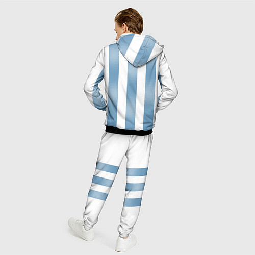 Мужской костюм Сборная Аргентины: ЧМ-2018 / 3D-Черный – фото 4