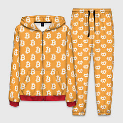 Костюм мужской BTC Pattern, цвет: 3D-красный