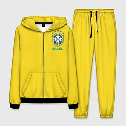Костюм мужской Сборная Бразилии, цвет: 3D-черный