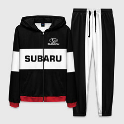 Костюм мужской Subaru: Black Sport цвета 3D-красный — фото 1