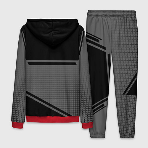 Мужской костюм Audi: Crey & Black / 3D-Красный – фото 2