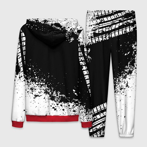 Мужской костюм Audi: Black Spray / 3D-Красный – фото 2