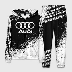 Костюм мужской Audi: Black Spray, цвет: 3D-белый