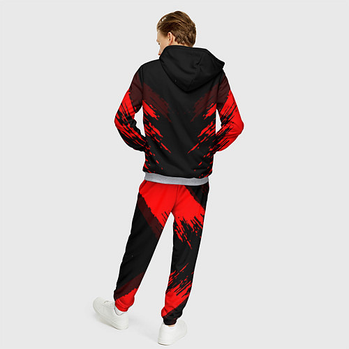 Мужской костюм Honda: Red Anger / 3D-Меланж – фото 4