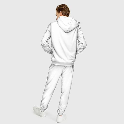Мужской костюм Илон Маск / 3D-Белый – фото 4