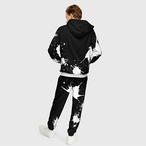 Мужской костюм Группа OOMPH! / 3D-Белый – фото 4