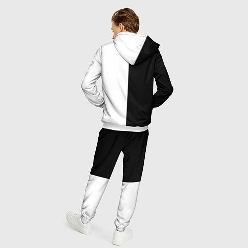 Мужской костюм Infiniti: Black & White / 3D-Белый – фото 4