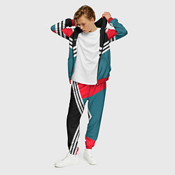 Костюм мужской Firm 90s: Arrows Style, цвет: 3D-красный — фото 2