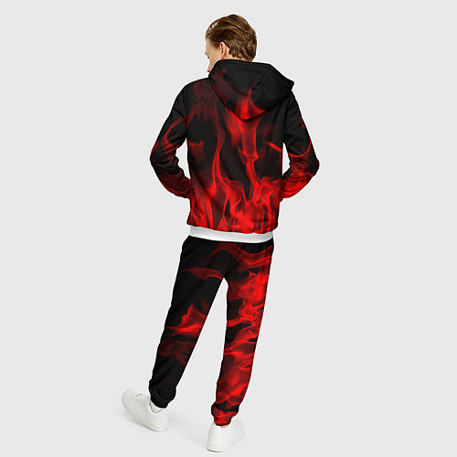 Мужской костюм RHCP: Red Flame / 3D-Белый – фото 4