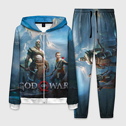 Костюм мужской God of War, цвет: 3D-белый
