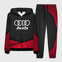 Костюм мужской Audi: Grey Carbon, цвет: 3D-черный