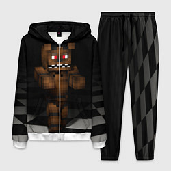 Костюм мужской Minecraft: Freddy FNAF, цвет: 3D-белый