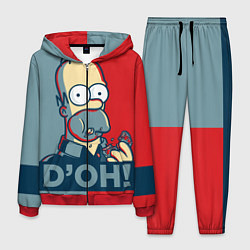 Костюм мужской Homer Simpson DOH!, цвет: 3D-красный