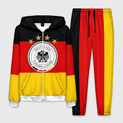 Костюм мужской Немецкий футбол, цвет: 3D-белый
