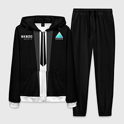 Костюм мужской RK800 Android Black, цвет: 3D-белый