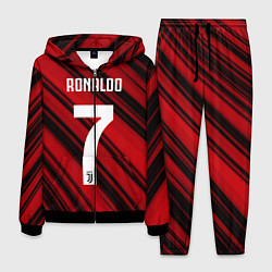 Костюм мужской Ronaldo 7: Red Sport, цвет: 3D-черный