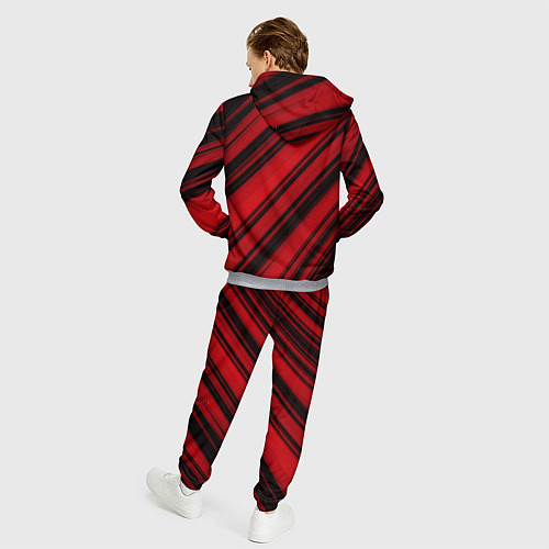 Мужской костюм Ronaldo 7: Red Sport / 3D-Меланж – фото 4