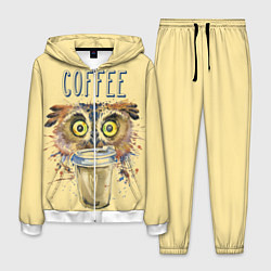 Мужской костюм Owls like coffee
