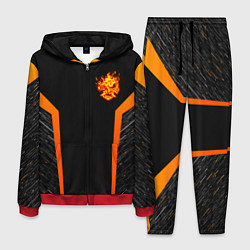 Костюм мужской Cyberpunk 2077: Samurai Style, цвет: 3D-красный