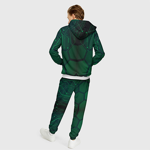 Мужской костюм PUBG: Green Guard / 3D-Белый – фото 4