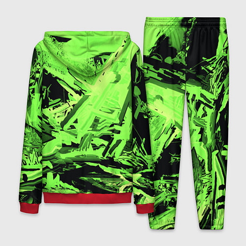 Мужской костюм Cyberpunk 2077: Green Breaks / 3D-Красный – фото 2