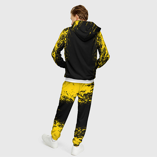 Мужской костюм 21 Pilots: Yellow & Black / 3D-Белый – фото 4