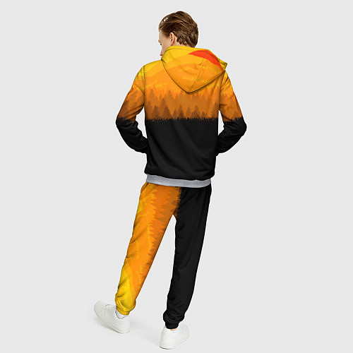 Мужской костюм Red Dead Redemption: Orange Sun / 3D-Меланж – фото 4