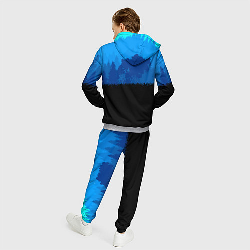 Мужской костюм RDR 2: Blue Style / 3D-Меланж – фото 4