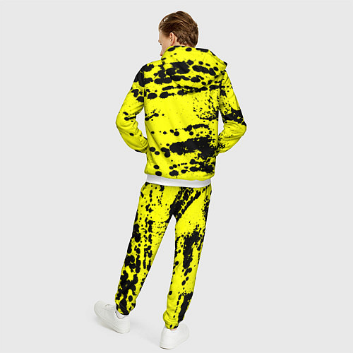 Мужской костюм PUBG: Yellow Stained / 3D-Белый – фото 4