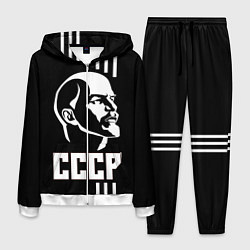 Костюм мужской СССР Ленин, цвет: 3D-белый