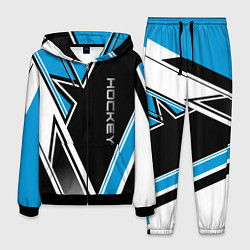 Мужской костюм Hockey black blue white