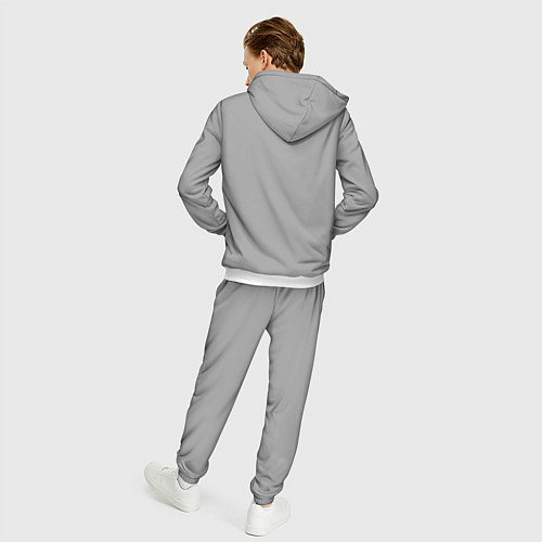 Мужской костюм ASAP Rocky: Grey Fashion / 3D-Белый – фото 4