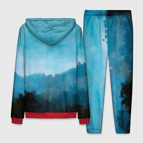 Мужской костюм BLACK DESERT / 3D-Красный – фото 2