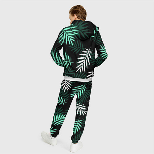 Мужской костюм Листья пальмы / 3D-Белый – фото 4