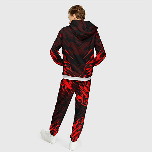 Мужской костюм CYBERPUNK 2077 / 3D-Белый – фото 4