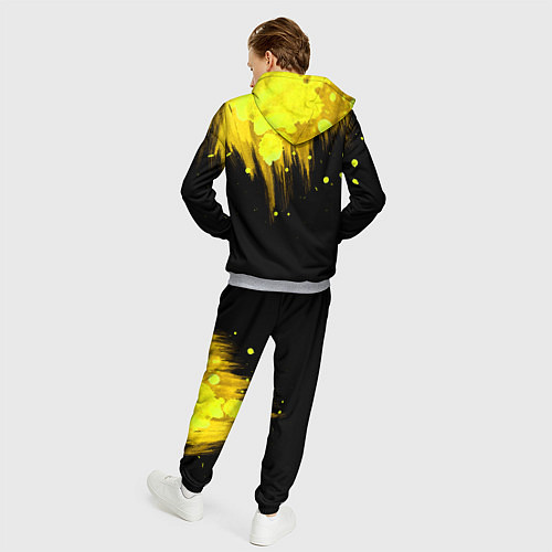 Мужской костюм Cyberpunk 2077 / 3D-Меланж – фото 4